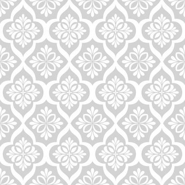 Soyut, dikişsiz çiçek deseni.