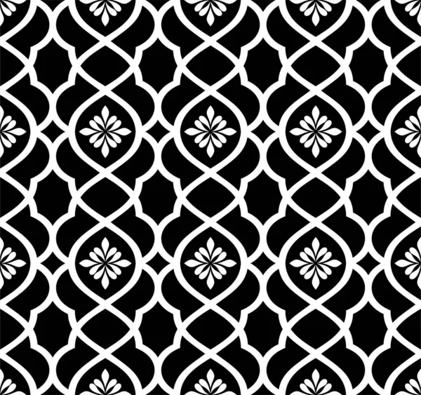 Kusursuz soyut çiçek deseni. Geometrik şekil süsü. Grafiksel modern desen.