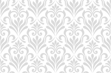 Süs, duvar kağıdı, ambalaj, vektör arkaplan için kusursuz damaske desenleri