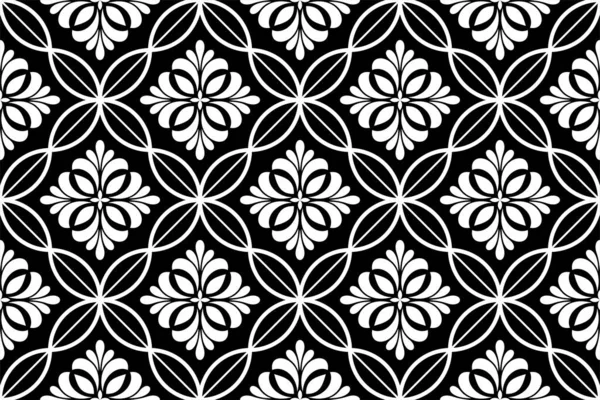 Soyut geometrik dikişsiz desen. Siyah ve beyaz. Modern stil dokusu. Vektör arkaplanı.