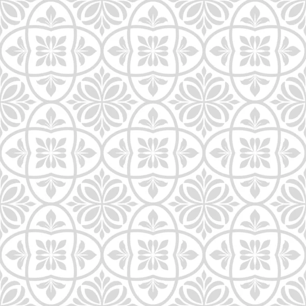 Çiçeksiz, soyut bir desen. Gri ve beyaz. Modern stil dokusu. Vektör arkaplanı.