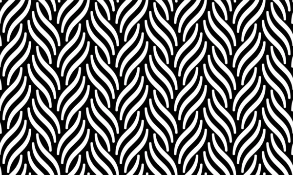 Çiçeksiz desen. Siyah ve beyaz element. Süs, duvar kağıdı, ambalaj, vektör arkaplanı için kumaş.