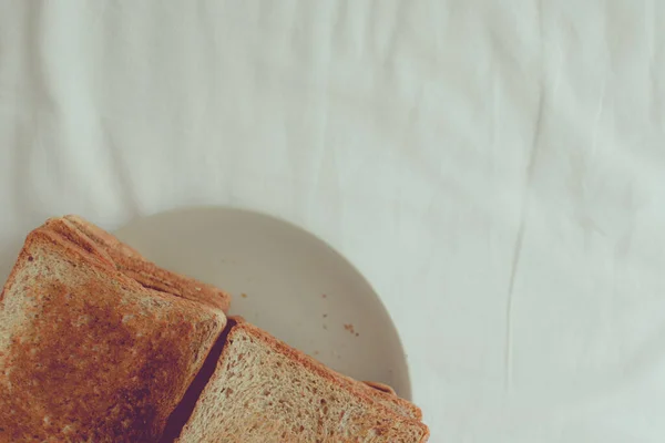 Mínimo pan tostado casero con espacio para copiar. — Foto de Stock