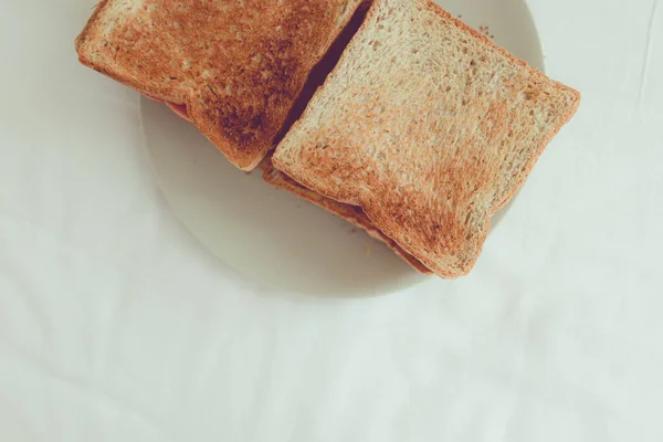 Mínimo pan tostado casero con espacio para copiar. — Foto de Stock