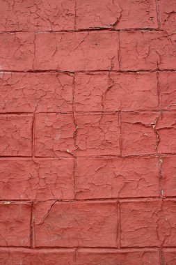 kırık tuğla duvar