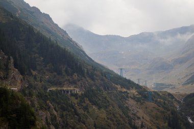 Karpat Dağları Transfagarasan yolu boyunca