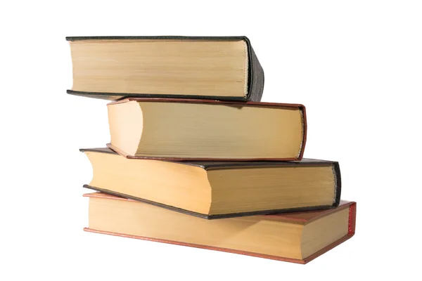 Stack  books out of the four pieces — Stock Photo, Image