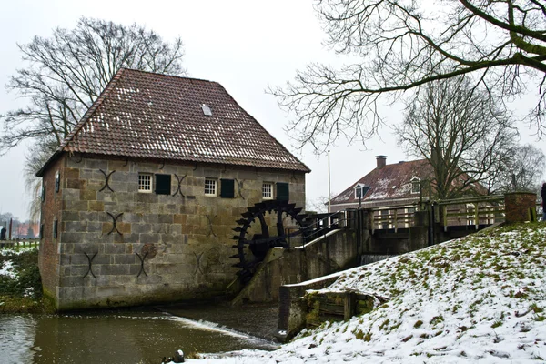 Watermolen in de fesceuw — стоковое фото