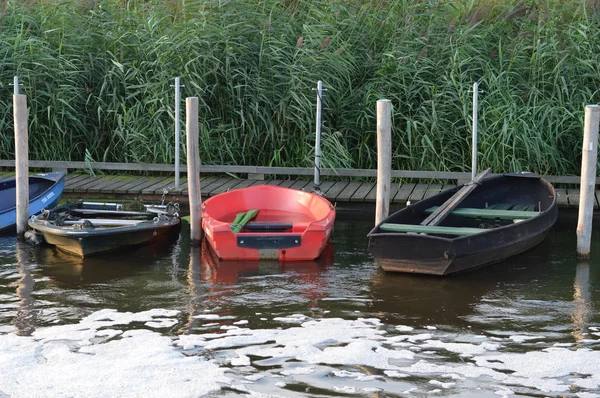 Boten in een quay — Stockfoto