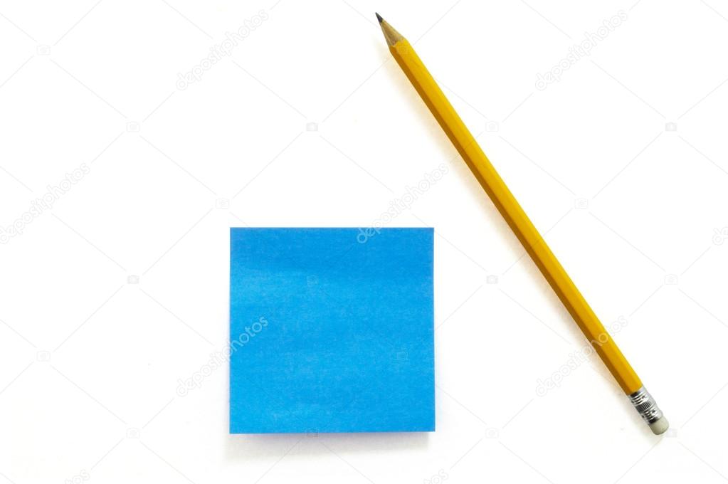 Post It single pencil blue