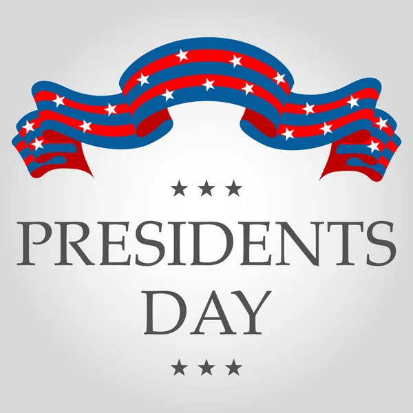 Ημέρα του Προέδρου στις Ηνωμένες Πολιτείες της Αμερικής — Διανυσματικό Αρχείο