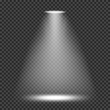 Spot ışık parlar karanlık