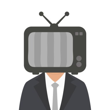 Bir insan kafası TV'de