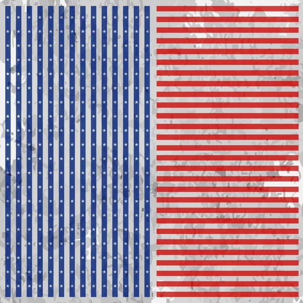 American Vintage flagga bakgrund. — Stock vektor
