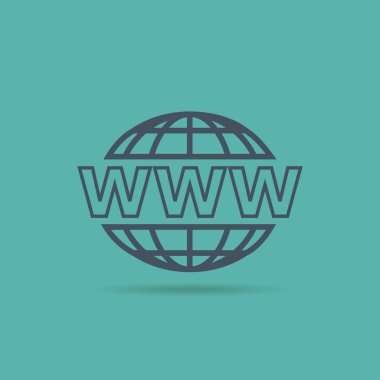 Web sitesi simge. www işareti