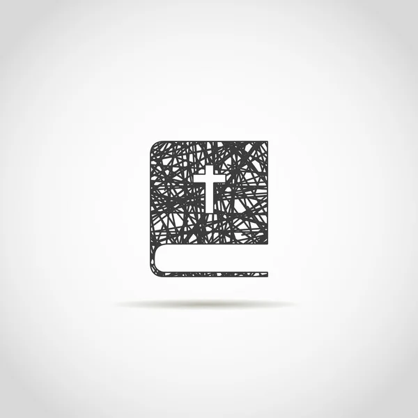 Logo de l'église biblique. le nom de la mission. Société biblique . — Image vectorielle