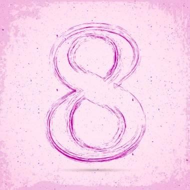 Mart 8. kartları, tebrik için arka plan