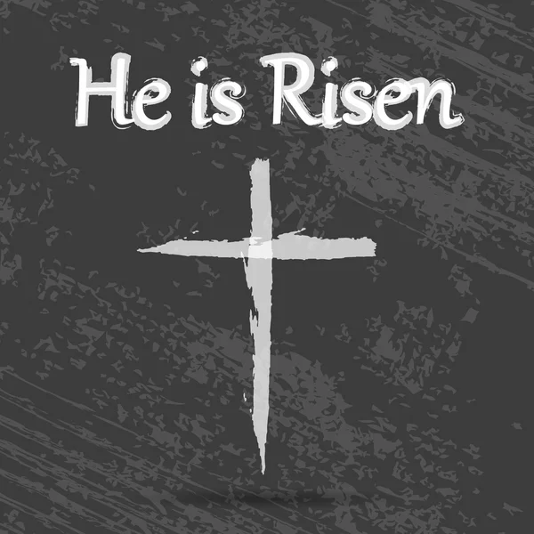 On zmartwychwstał. Tło Wielkanoc. — Wektor stockowy
