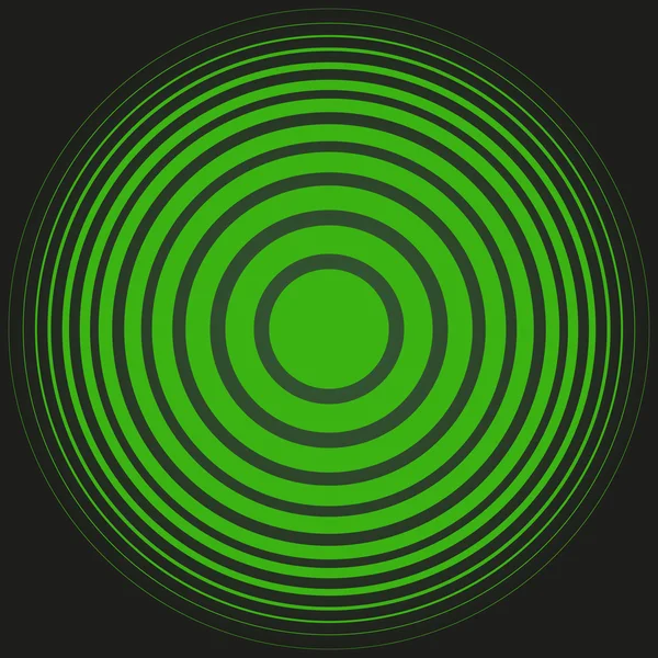 Radar schermachtergrond concentrische cirkel elementen — Stockvector