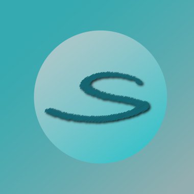 template technology business. company logo. letter S - emblem, s