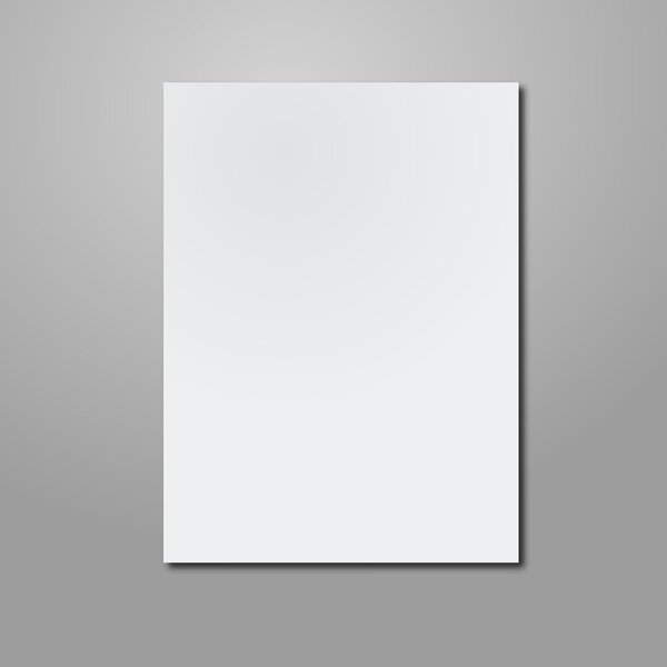 Empty paper sheet. vector 