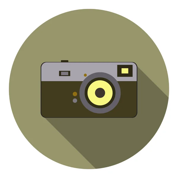 Icono de cámara vectorial — Vector de stock