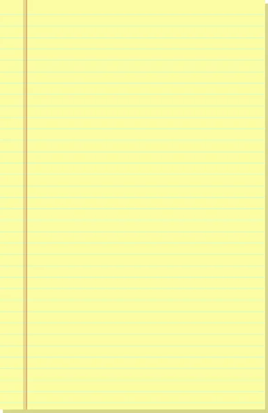 Yellow Notebook Paper Background Template