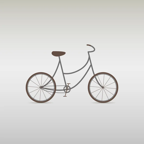 Retro Illustration Bicycle — Stock Vector
