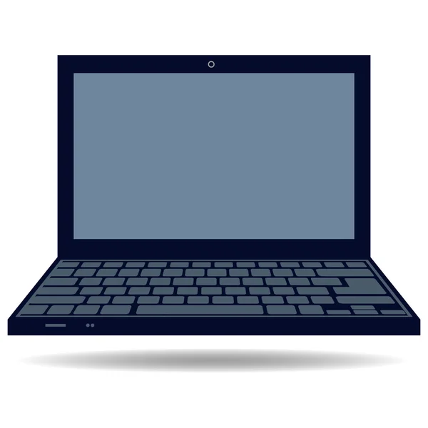 Illustration mit Laptop-Symbol — Stockfoto