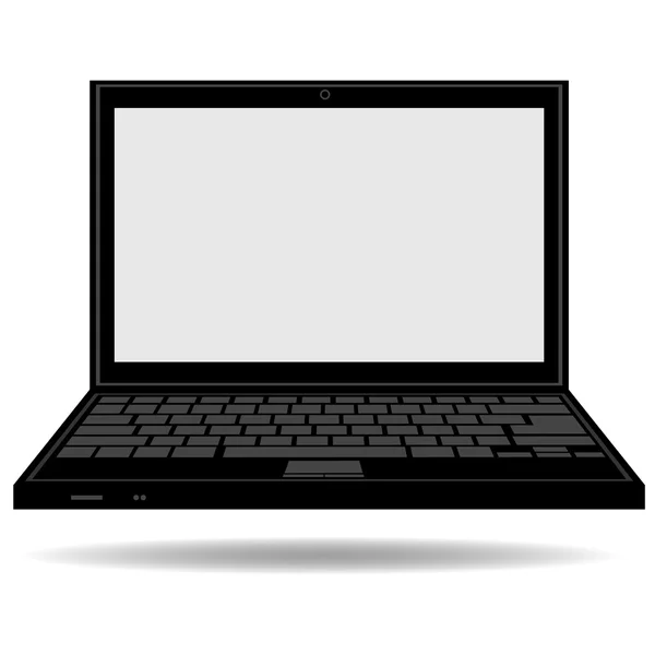 Illustration mit Laptop-Symbol — Stockfoto