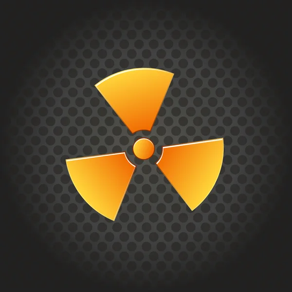 Αφηρημένο σύμβολο πυρηνικών ακτινοβολιών — Διανυσματικό Αρχείο