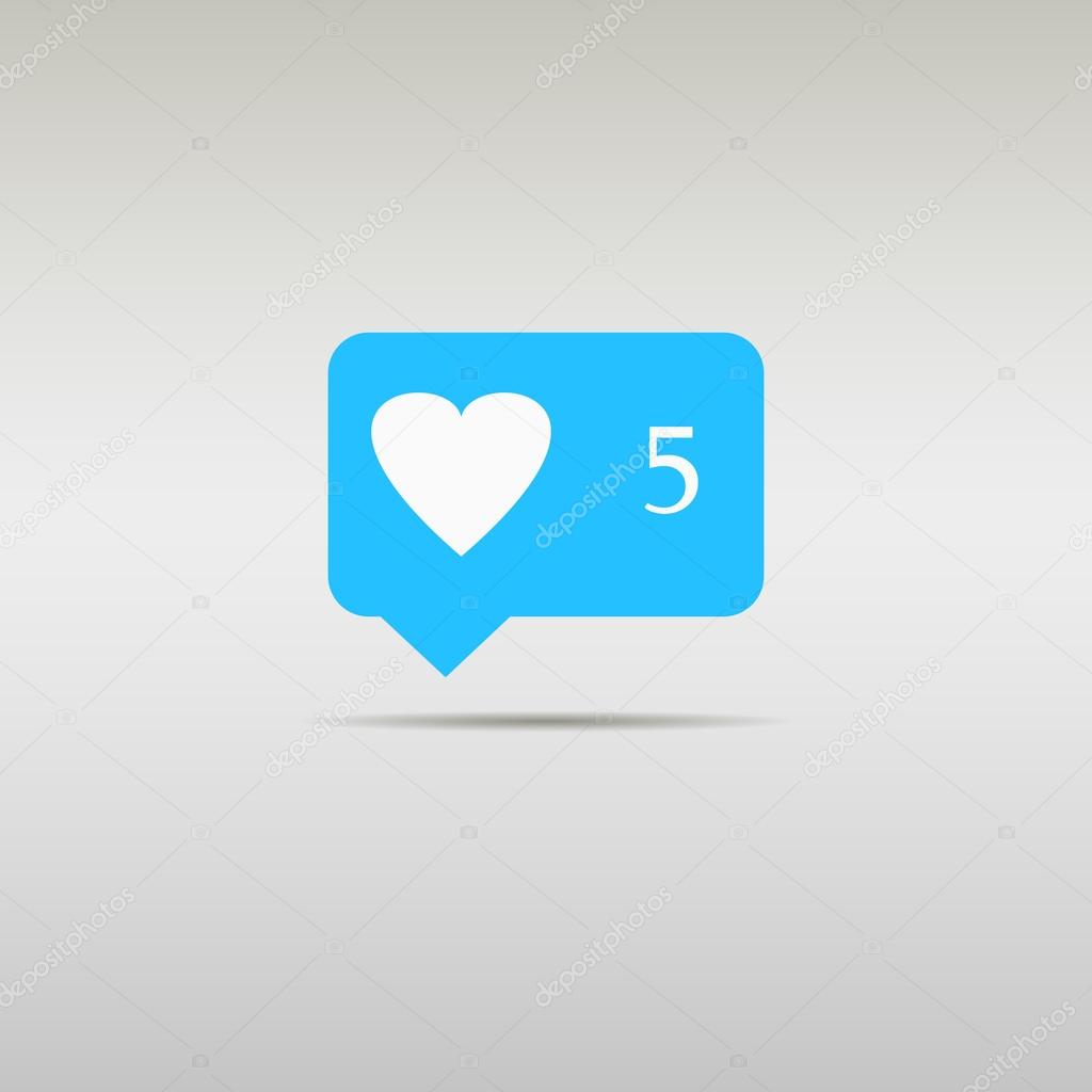Like Counter Notification Icon