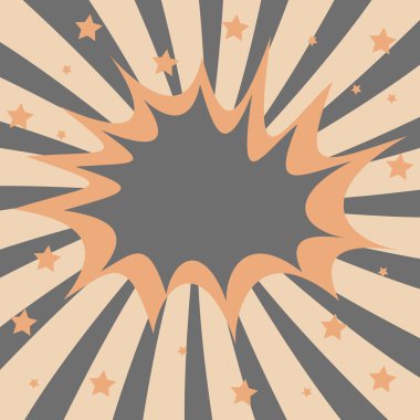 patlama Buhar kabarcık pop-art