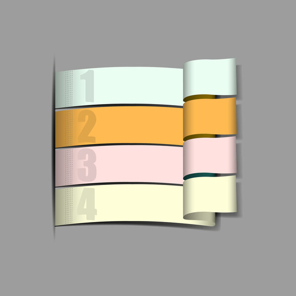 Современный спиральный баннер опций инфографики, для компоновки рабочего процесса, диаграммы, количества вариантов, веб-дизайна
.
