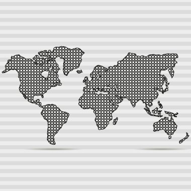 Dünya harita arka plan satırları