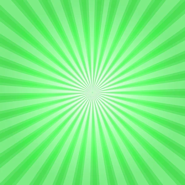グランジ背景。緑の光線 — ストックベクタ