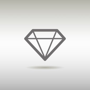 gölge ile elmas logo