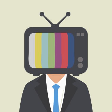Bir insan kafası TV'de