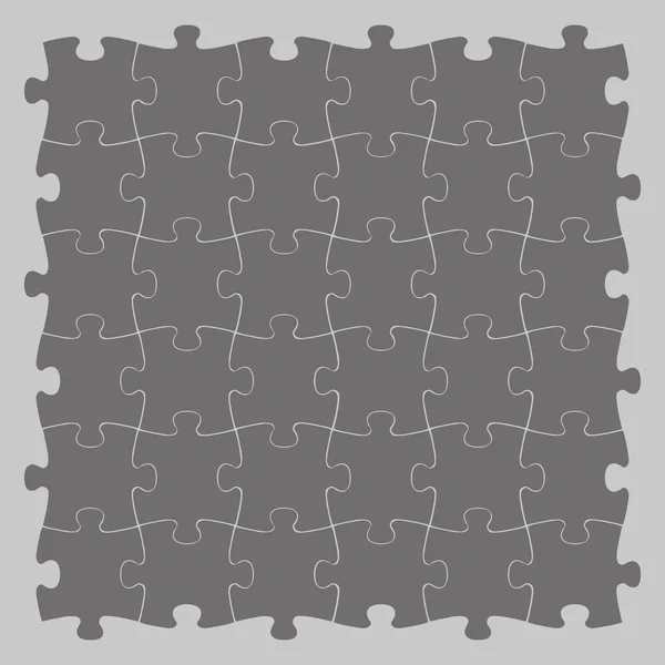 Fondo del rompecabezas en color gris — Archivo Imágenes Vectoriales