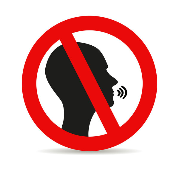 Никаких говорящих признаков. человек молчит
