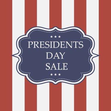 Başkanlar Günü Satılık arka plan