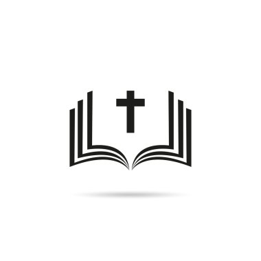 Bible Church logo. the name of the mission. Bible Society. clipart
