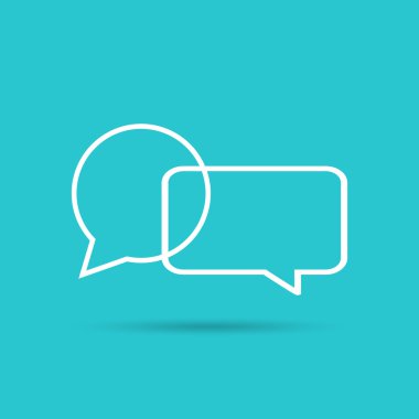 Modern blog simgesi. Soyut logo tasarım şablonu.