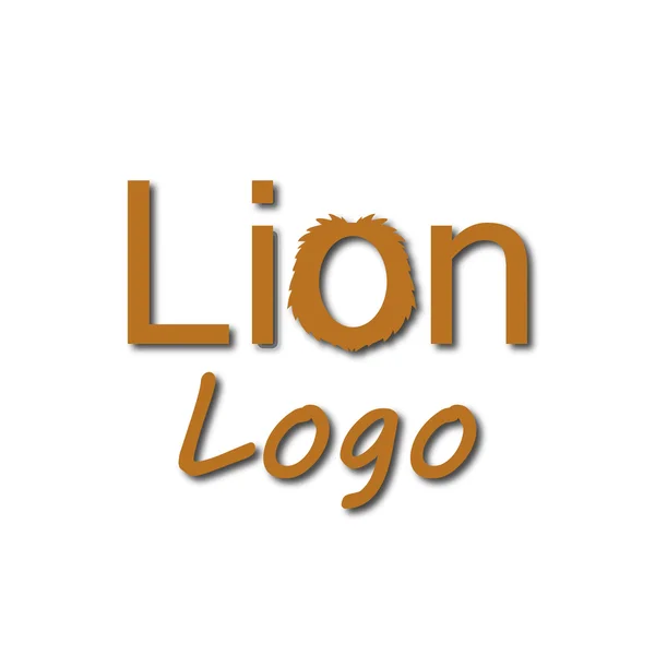 Design de logotipo para uma empresa em um projeto de leão — Vetor de Stock