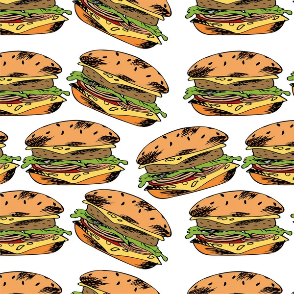 Fond Coloré Avec Des Sandwichs Journée Nationale Des Sandwichs Aux — Image vectorielle