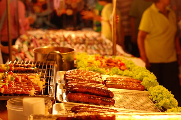 De rode worst hebben alleen in thailand — Stockfoto