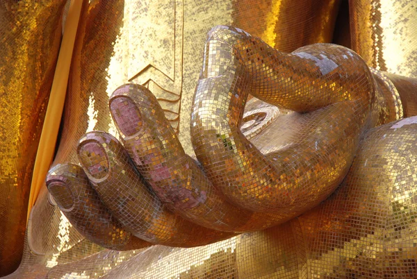 Die Hand des Buddha-Bildes — Stockfoto