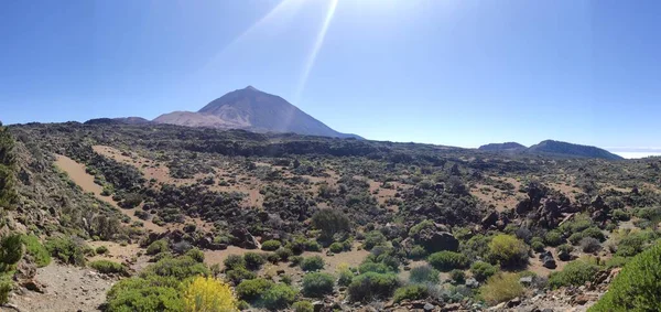Vista Panorâmica Parque Nacional Teide Tenerife Espanha — Fotografia de Stock