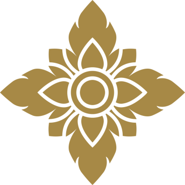 Dekoratif Tayland Sanatı geleneksel Asya lüks serisi sanat, lai Thai Deseni düz çizim elementi