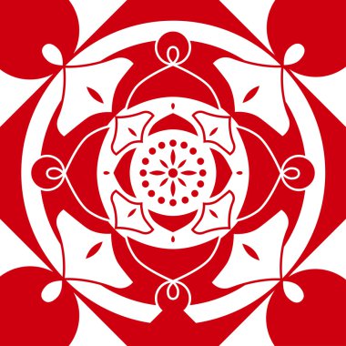 Süs vektör mandala